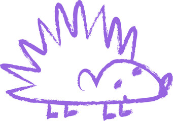 Crayon Hedgehog