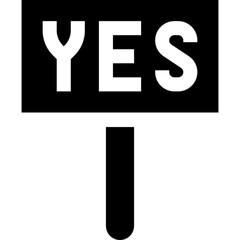 Yes Vector Icon