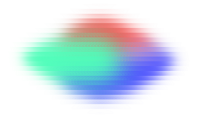 Blurred Shape, Gradient Color Element, Transparent Background