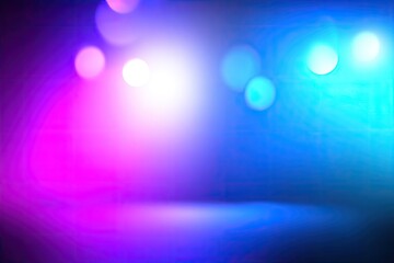 Abstract vibrant stage lights