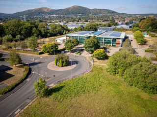 Commercial warehouse and logistics centre located in a large industrial business park and trading...