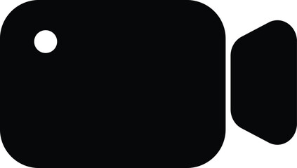 a simple video camera icon