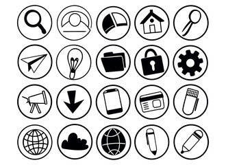set of vector icons