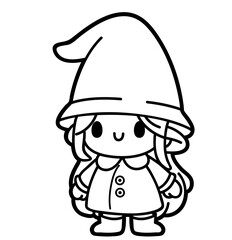 cute spring gnome