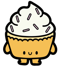 cute cupcake chibi