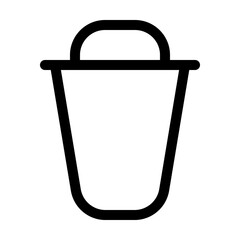 Trash outline icon