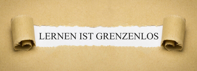 Lernen ist grenzenlos
