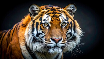 Fototapeta premium Close-up portrait of a tiger.