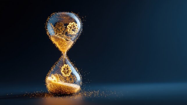 Mindfulness tool visualization with luminous timekeeper