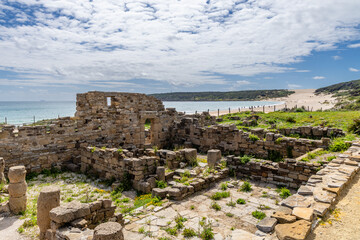 The ancient Roman city of Baelo Claudia located on the Bolonia bay, Cadiz province, Andalusia, Spain