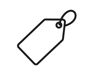 Simple price tag icon