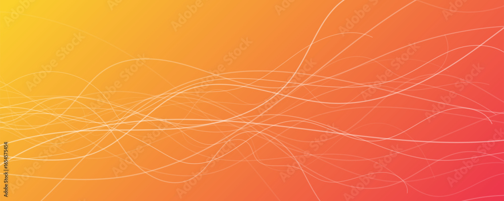 Poster abstract gradient background with wave beams