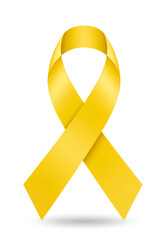 Yellow ribbon, for the yellow September campaign