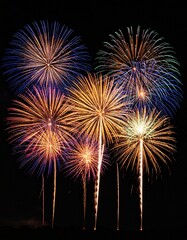 Fuegos artificales, Fotograf&iacute;a de larga Exposici&oacute;n