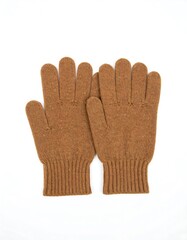 Warm, simple knit gloves