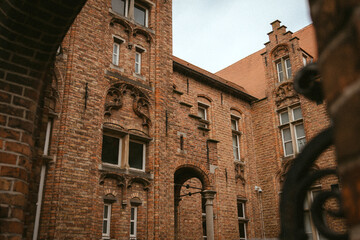 Arquitetura antiga de Bruges 
