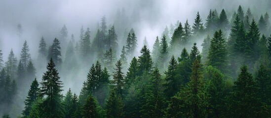 Misty forest canopy (2)