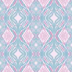  Ikat Seamless Pattern &bull; Bohemian Textile Design &bull; Traditional Fabric Texture &bull; Digital Background for Print and Crafts