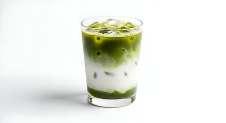 Refreshing Iced Matcha Latte A Layered Delight
