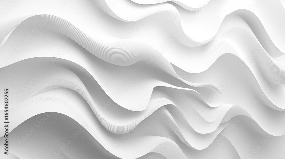 Aufkleber minimal white background with soft textures and gentle gradients. modern abstract backdrop ideal for