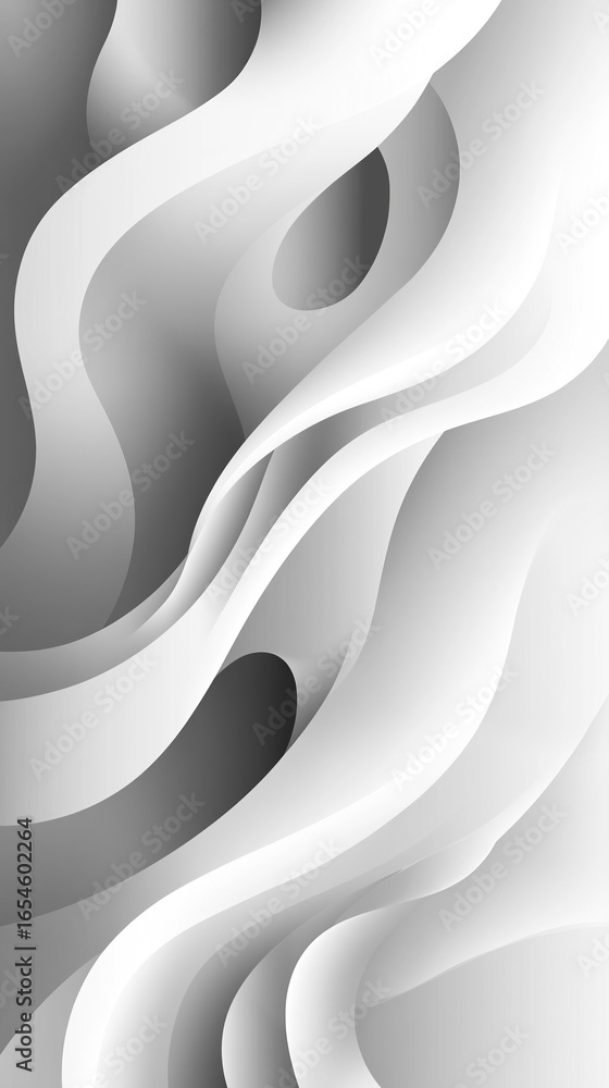 Poster minimal white background with soft textures and gentle gradients. modern abstract backdrop ideal for