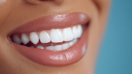 Fototapeta premium Close-up of a joyful smile
