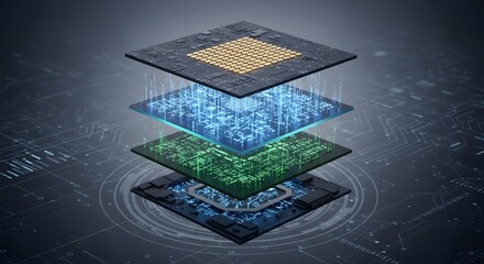 Advanced Multilayered Chip Technology.