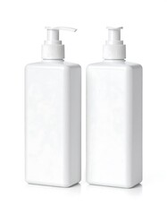 White Rectangular Soap Dispensers