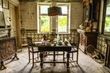 Urbex, abandoned old house somewhere in Belgium