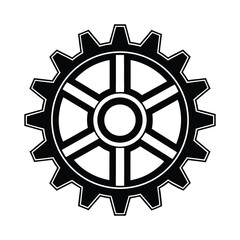 Obraz premium Cogwheel vector illustration