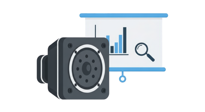 Data Analysis and Presentation Concept idea statistics technology information success study illustration web business presentation visual monitor graph