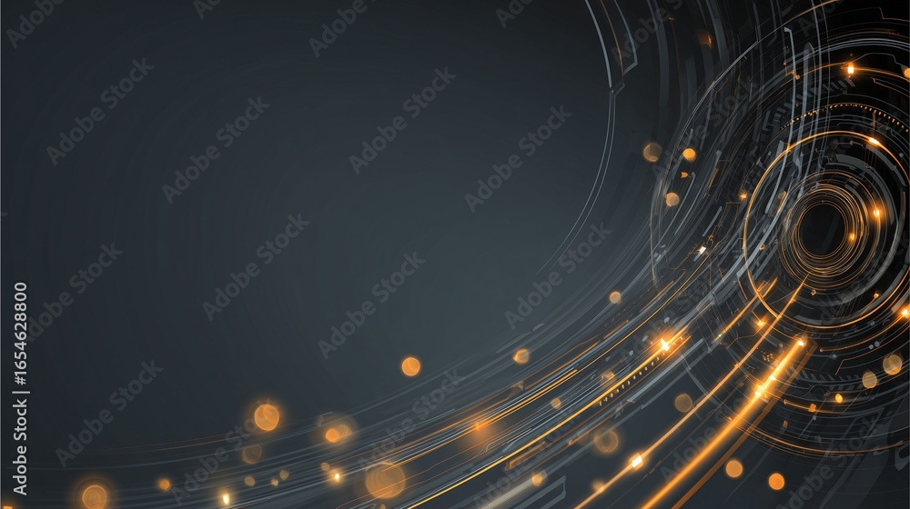 Poster abstract data circuitry: captivating visualization, weaving a digital tapestry of interconnected lin