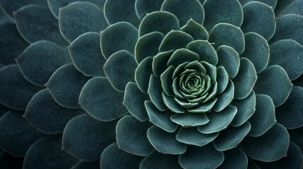 Closeup succulent plant texture