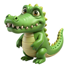 3d vector icon of crocodile 