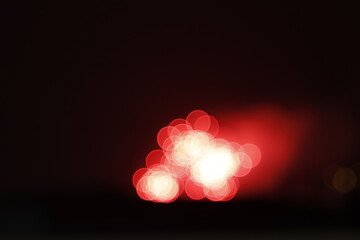 Fireworks exhibition at night