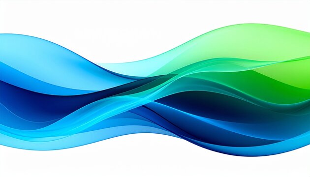 Abstract Aurora Glow Wave Overlay