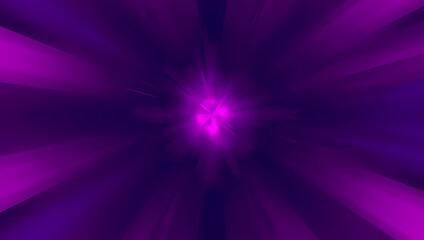 Dynamic abstract explosion of vibrant purple energy light burst
