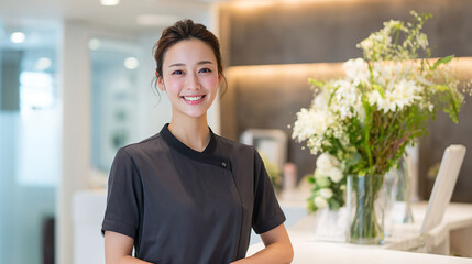 美容クリニックの受付05