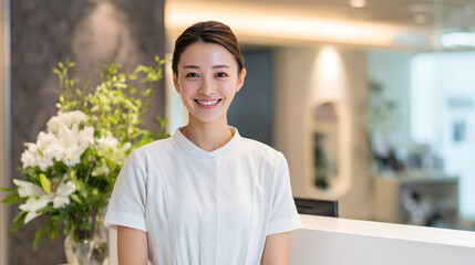 美容クリニックの受付02