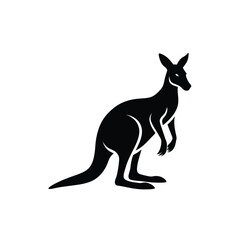 Kangaroo vector silhouette