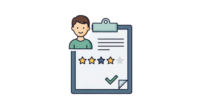 Customer Satisfaction Survey with Star Rating customer satisfaction survey rating stars feedback review opinion service quality