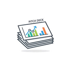 Pitch Deck Presentation with Business Charts deck presentation business charts graphs data analysis infographic statistics report