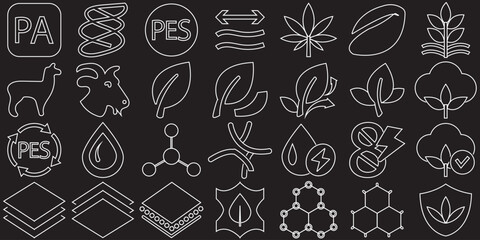 Material composition icon. Vector illustration. EPS 10/AI