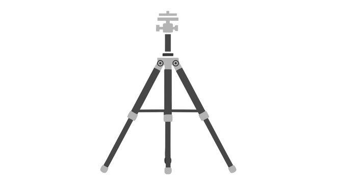 Minimalist illustration of a professional surveying instrument with a tripod and leveling head highlighting precision engineering tools used in land