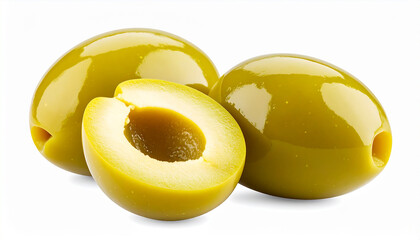 Olive isolated on white background