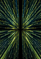 Lights trail using zoom techniques