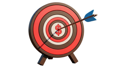 Isolated Target with Arrow
