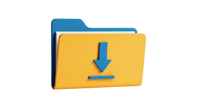 Isolated Download Folder Icon