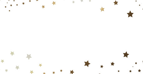 Gold and Silver Star Background