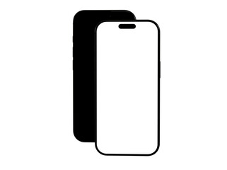 High-quality blank smartphone screen mockup template. Perfect for app presentations, website designs, and more. Download now!